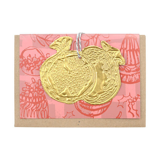 Pomegranates tin decoration by Megan Fatharly